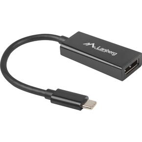 Adapter USB Typ-C - DisplayPort LANBERG 0.15 m